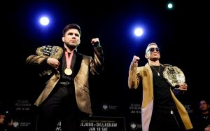 Церемония взвешивания участников турнира UFC Fight Night 143: Сехудо - Диллашоу