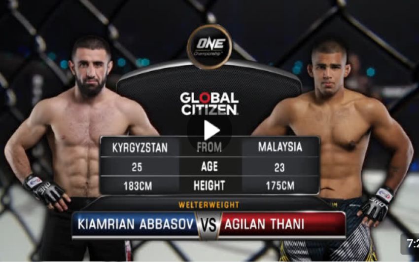 Видео боя Камран Аббасов - Агелан Тани ONE: Destiny Of Champions