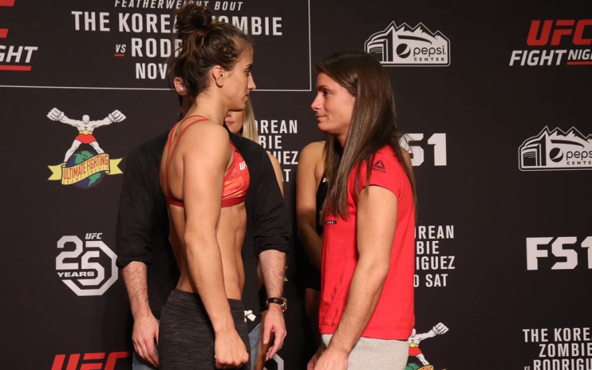 Видео боя Мэйси Барбер - Ханна Сайферс UFC Fight Night 139