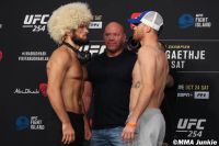 Видео боя Хабиб Нурмагомедов - Джастин Гэтжи UFC 254
