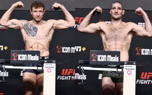 Результаты взвешивания турнира UFC Fight Night 200