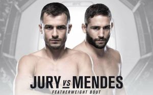 Видео боя Чед Мендес - Майлс Джури UFC Fight Night 133