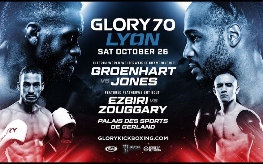 Прямая трансляция Glory 70: Муртел Гроенхарт – Трой Джонс, Кирилл Корнилов - Нордин Махеддин