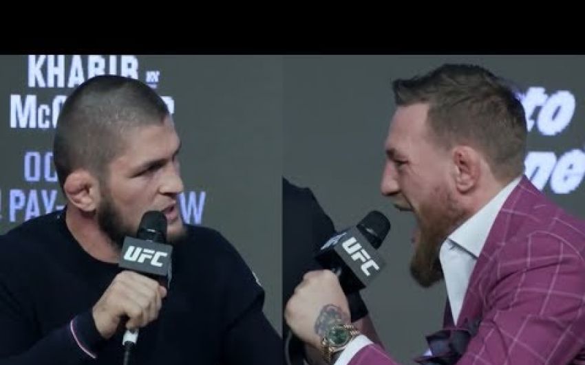 Полная пресс конференция Хабиб Нурмагомедов - Конор Макгрегор UFC 229 (на русском языке)