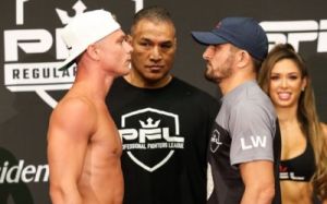 Результаты взвешивания перед турниром PFL 5: Крис Уэйд - Ахмед Алиев, Рашид Магомедов- Нейт Эндрюс