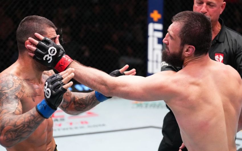 Абубакар Нурмагомедов сделал заявление после поражения от дос Сантоса на UFC on ESPN 45
