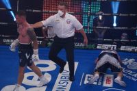 Карл Фрэмптон заставил Даррена Трэйнора сдаться в седьмом раунде