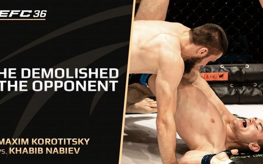 Видео боя Хабиб Набиев – Максим Коротицкий EFC 36