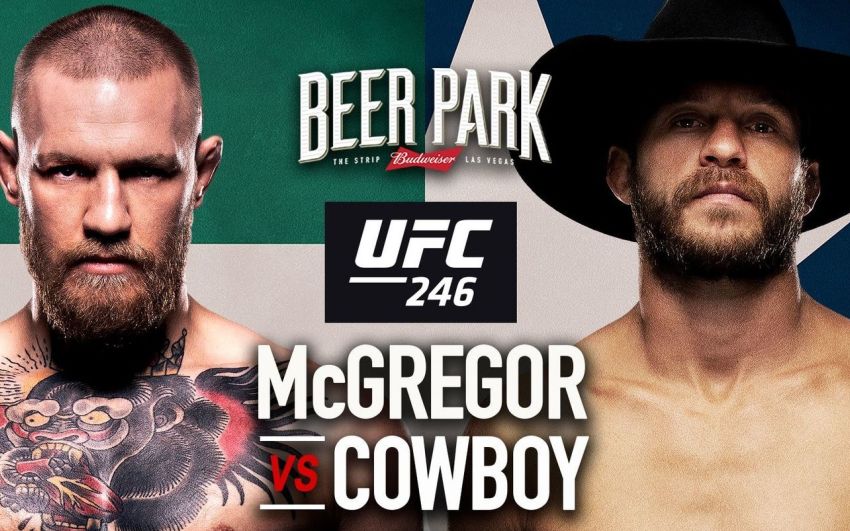 Ставки на UFC 246: Коэффициенты букмекеров на турнир Конор МакГрегор - Дональд Серроне