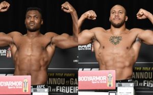 Результаты взвешивания турнира UFC 270