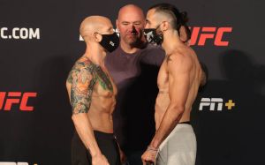 Видео боя Шейн Бургос - Джош Эммет UFC on ESPN 11