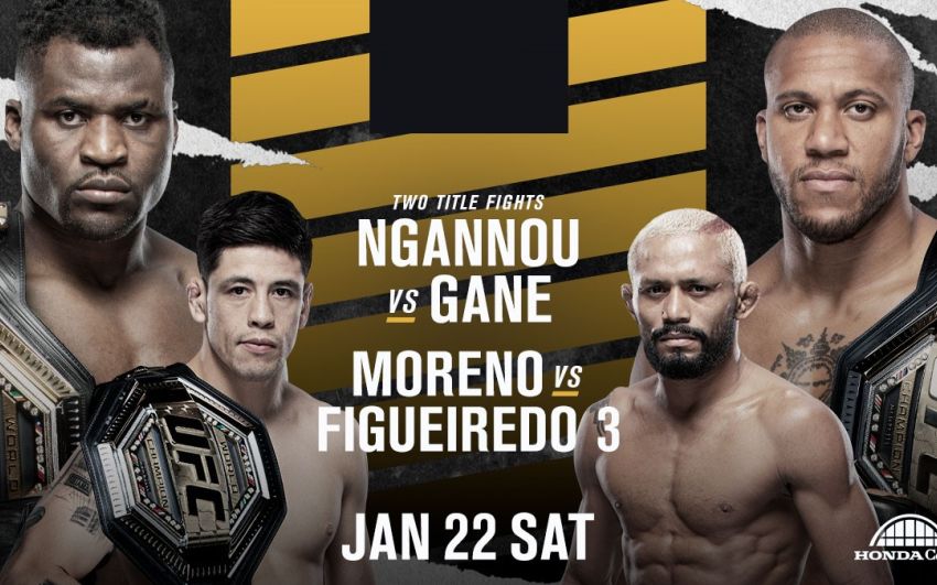 Ставки на UFC 270: Коэффициенты букмекеров на турнир Фрэнсис Нганну - Сирил Ган, Брэндон Морено - Дейвисон Фигейреду 3