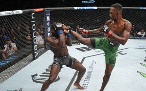 Исраэль Адесанья без блеска победил Джареда Каннонье на UFC 276