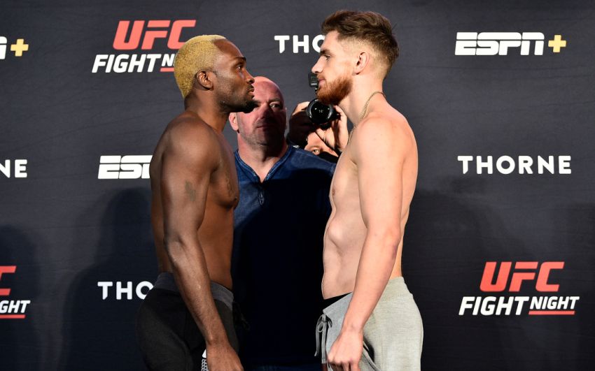 Видео боя Дерек Брансон - Эдмен Шахбазян UFC on ESPN+ 31