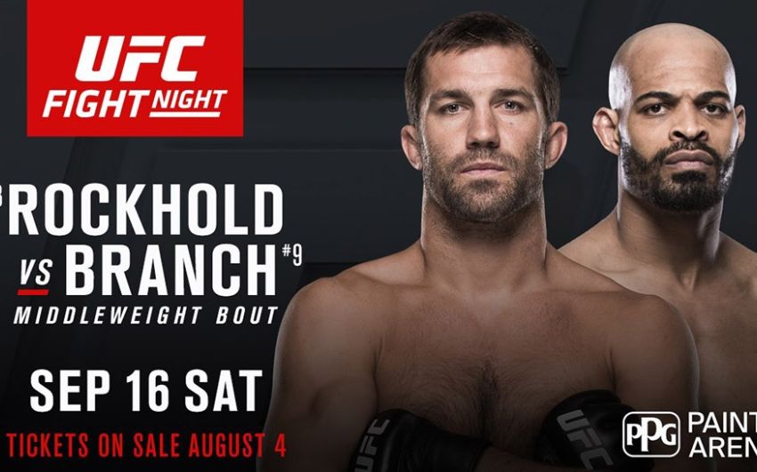 Прямая трансляция UFC Fight Night 116: Рокхолд - Бранч
