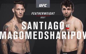 Видео боя Майк Сантиаго - Забит Магомедшарипов UFC Fight Night 115