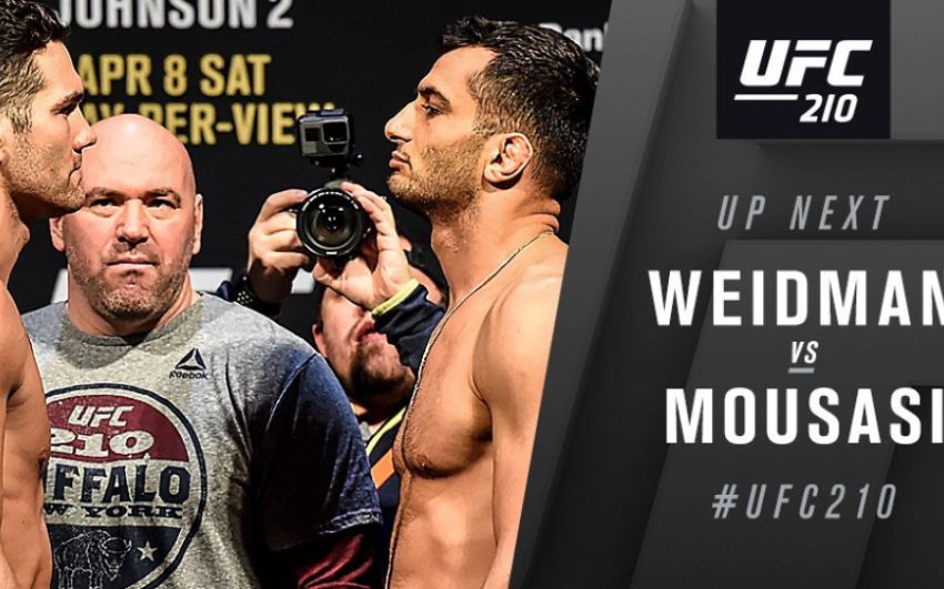 Видео боя Крис Уайдман - Гегард Мусаси UFC 210