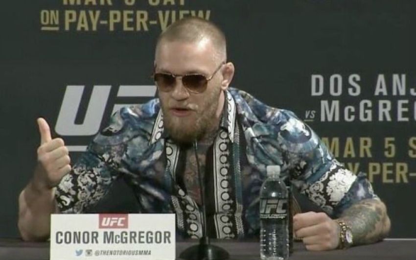 Конор МакГрегор на пресс-конференции к UFC 197