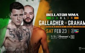Джеймс Галлахер - Стивен Грэхэм на турнире Bellator 218