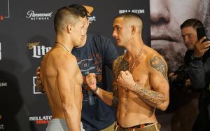 Видео боя Эдуард Дантас - Тоби Мизеч Bellator 215