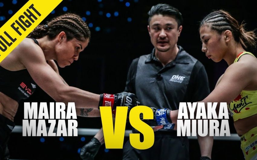 Видео боя Майра Мазар - Айяка Миура One Championship A New Tomorrow