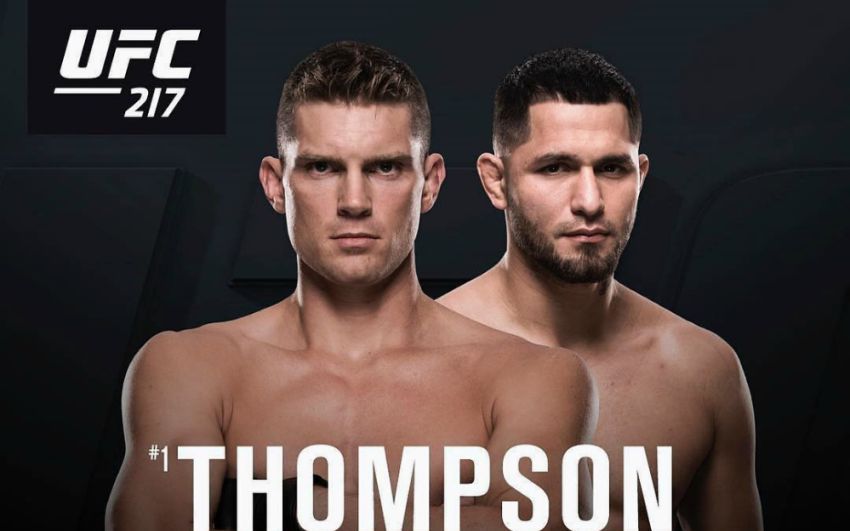Видео боя Стивен Томпсон - Хорхе Масвидаль UFC 217