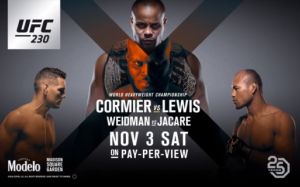 Прямая трансляция UFC 230: Даниэль Кормье - Деррик Льюис