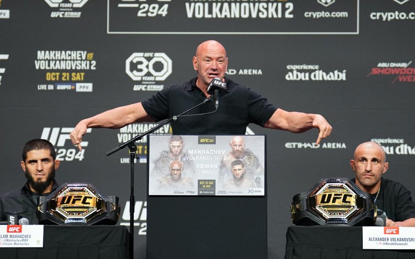 Глава UFC рассчитывает, что UFC 294 превзойдет вечер бокса Фьюри – Нганну по количеству PPV