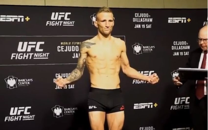 Результаты взвешивания участников турнира UFC Fight Night 143: Сехудо - Диллашоу
