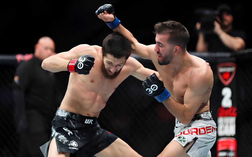Видео боя Тагир Уланбеков – Коди Дардена UFC 296