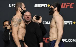 Видео боя Магомед Анкалаев - Никита Крылов UFC Fight Night 186