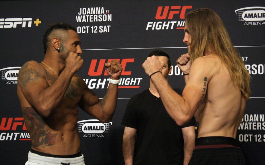 Видео боя Томас Гиффорд - Майк Дэвис UFC Fight Night 161