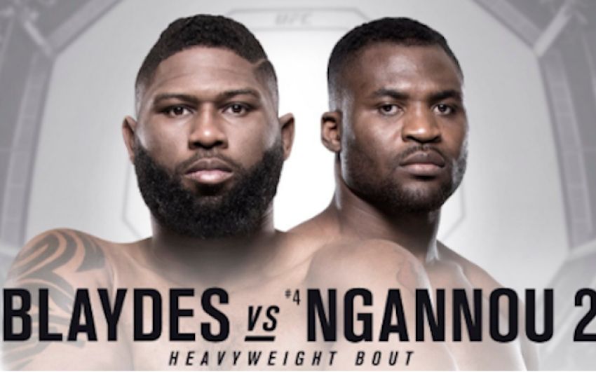 Бой Кертиса Блэйдса и Фрэнсиса Нганну станет мейн-ивентом турнира UFC в Пекине