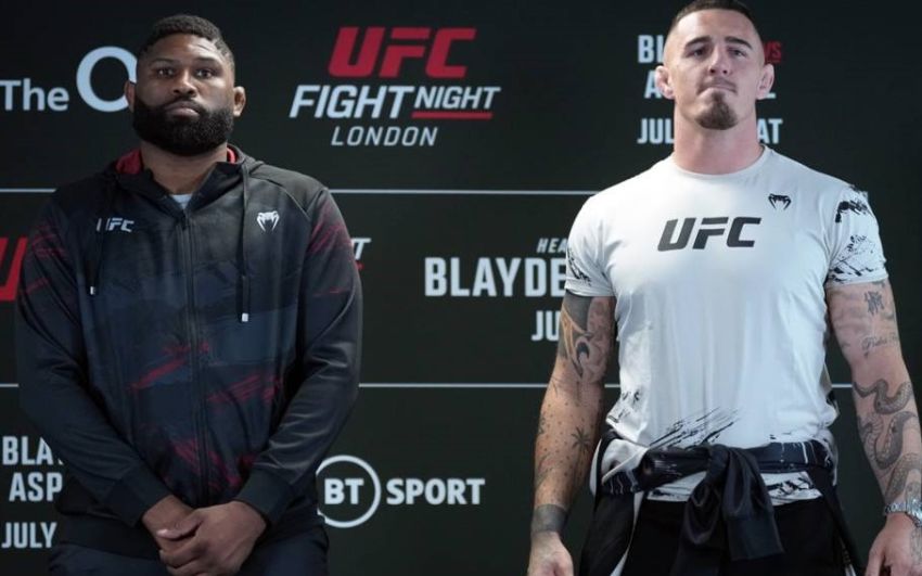 Видео боя Кертис Блэйдс — Том Аспиналл UFC Fight Night 208