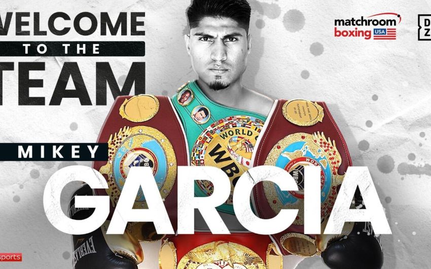 Майки Гарсия официально объявил о подписании контракта с Matchroom Boxing и DAZN