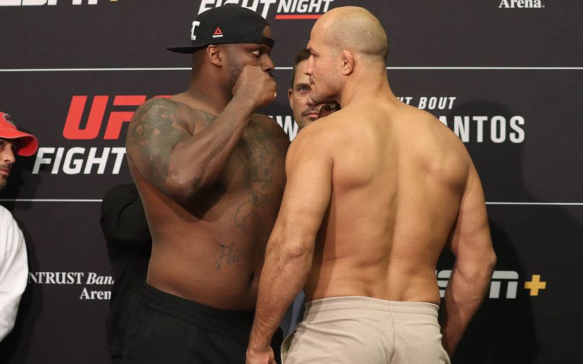 Видео боя Деррик Льюис - Джуниор Дос Сантос UFC Fight Night 146
