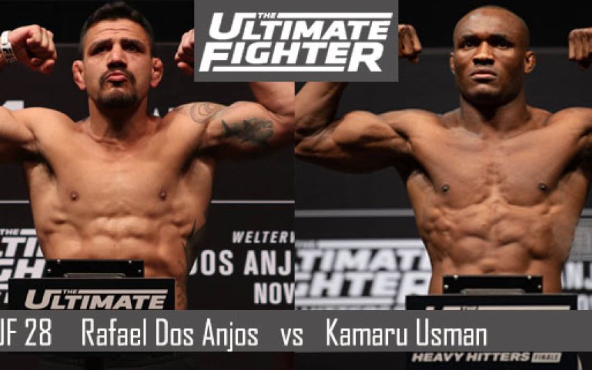 Видео боя Рафаэль Дос Аньос - Камару Усман The Ultimate Fighters 28: Finale