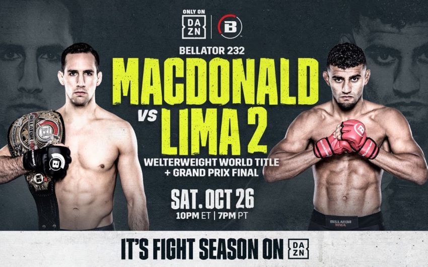 Прямая трансляция Bellator 232: Рори МакДональд - Даглас Лима 2