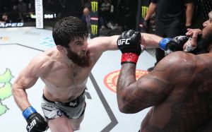 Видео боя Магомед Анкалаев - Тиаго Сантос UFC Fight Night 203