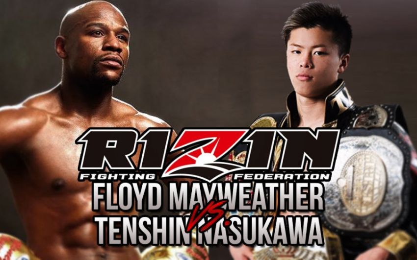 Прямая трансляция RIZIN 14: Флойд Мейвезер - Теншин Насукава