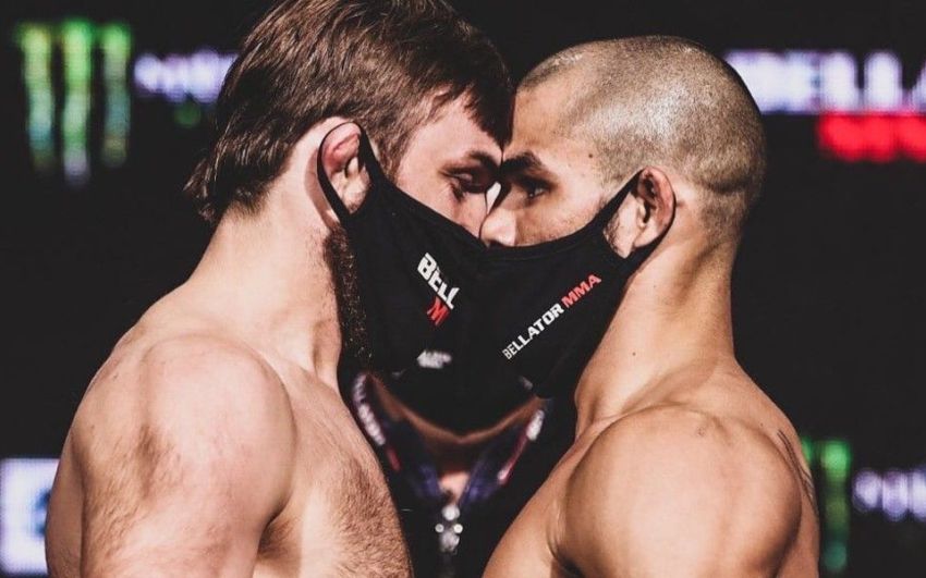 Видео боя Магомед Магомедов - Матеус Маттос Bellator 254
