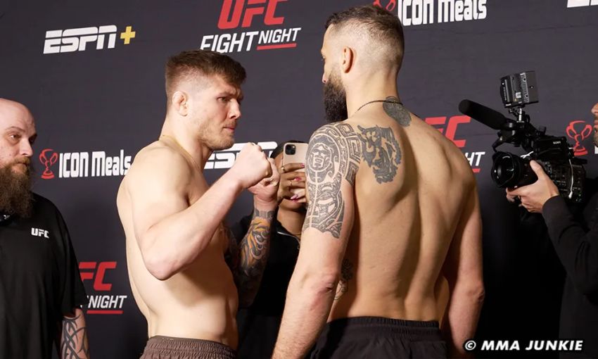Результаты взвешивания UFC Fight Night 254: Марвин Веттори – Роман Долидзе 2
