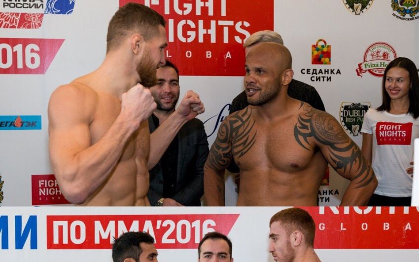 Взвешивание FIGHT NIGHTS GLOBAL 56