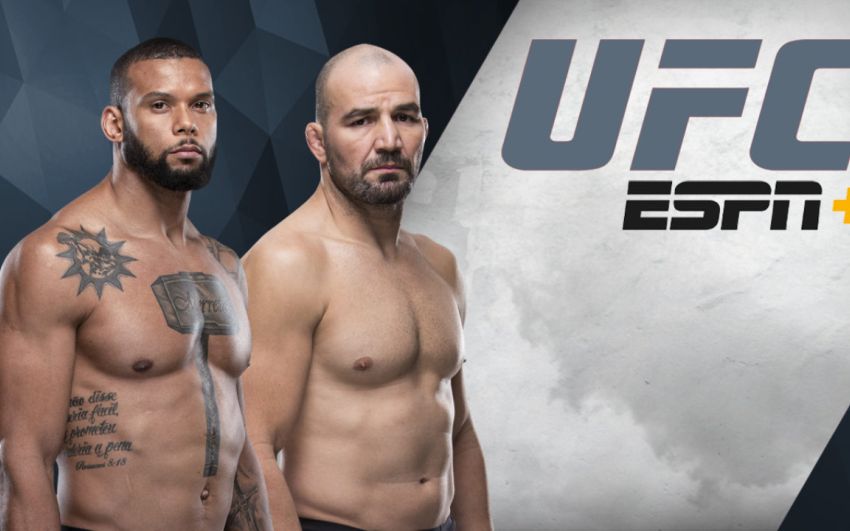 Прямая трансляция UFC on ESPN+ 40: Тиаго Сантос – Гловер Тейшейра