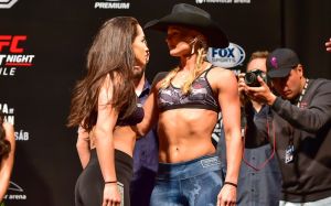 Видео боя Вероника Маседо - Андреа Ли UFC Fight Night 129