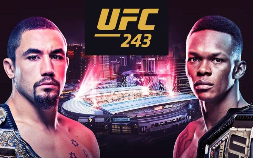 Ставки на UFC 243: Коэффициенты букмекеров на турнир Роберт Уиттакер - Исраэль Адесанья