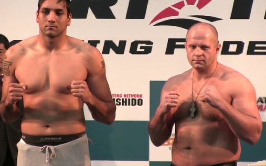 Взвешивание к турниру RIZIN FF 2: Емельяненко vs Сингх