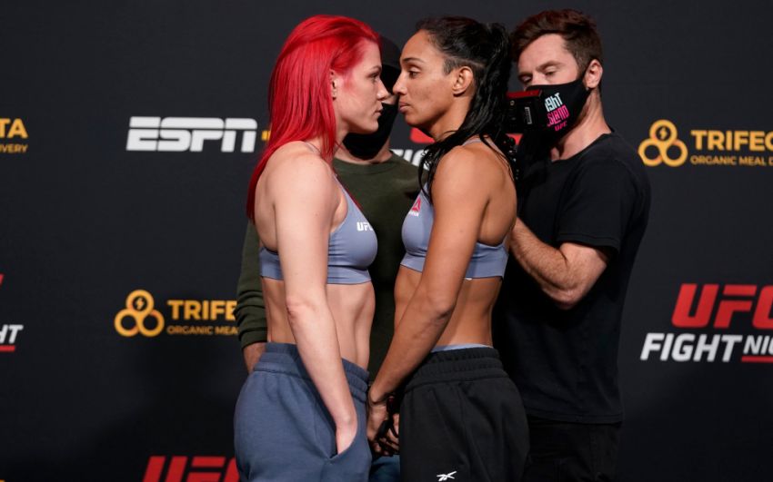 Видео боя Джиллиан Робертсон - Тайла Сантос UFC Fight Night 183