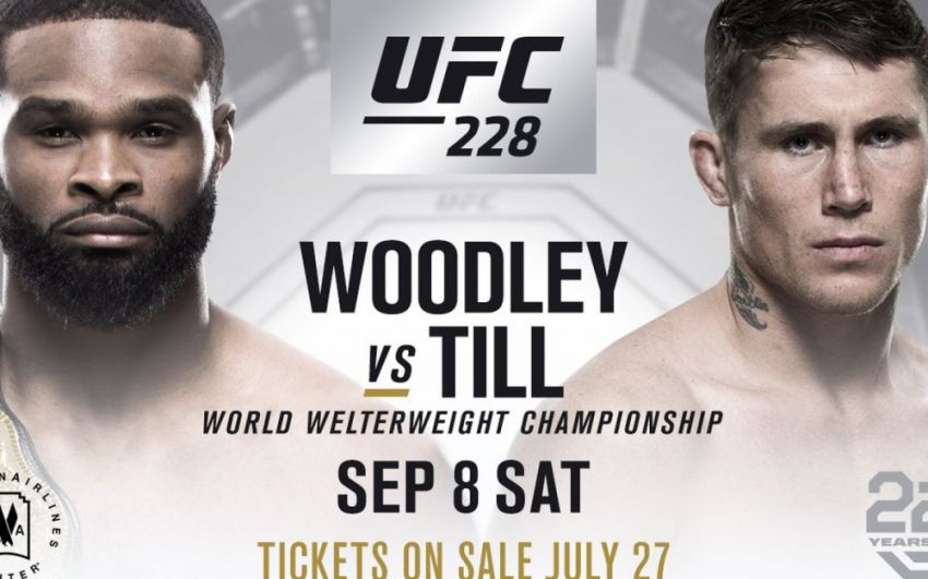 Видео взвешивания участников турнира UFC 228: Тайрон Вудли - Даррен Тилл