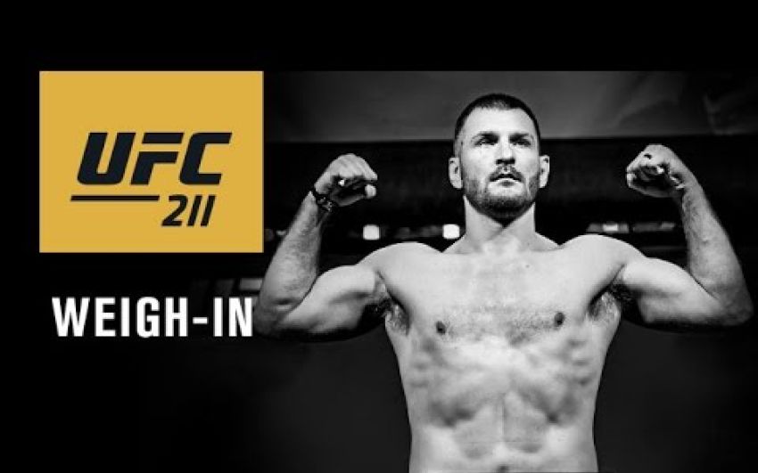 Взвешивание участников шоу UFC 211